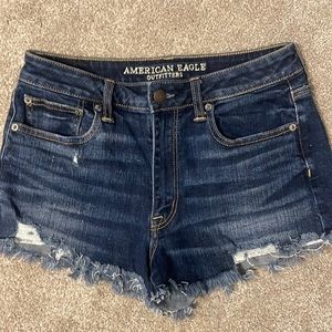 American Eagle Denim Short, Very Short Dark Wash Denim, Women’s Size 6